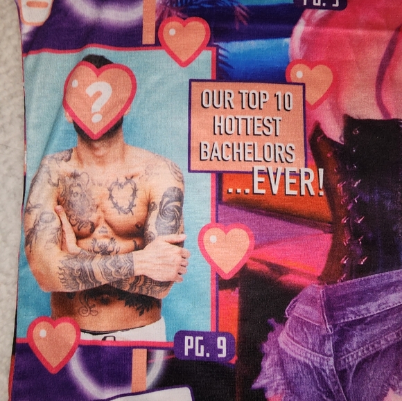 NWT Dolls Kill Sexy Tabloids Magazine Crop Top - Picture 3 of 6